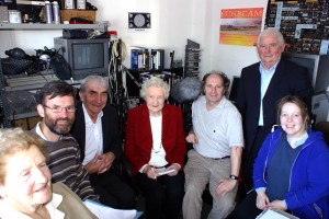 Editing with members of the Bishopstown Senior Social Centre